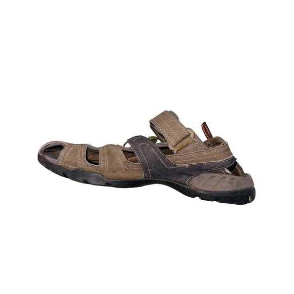 Teva Leather Upper Outdoor Hiking Trail Sandals 10 adjustable Straps Cushion - Picture 8 of 11
